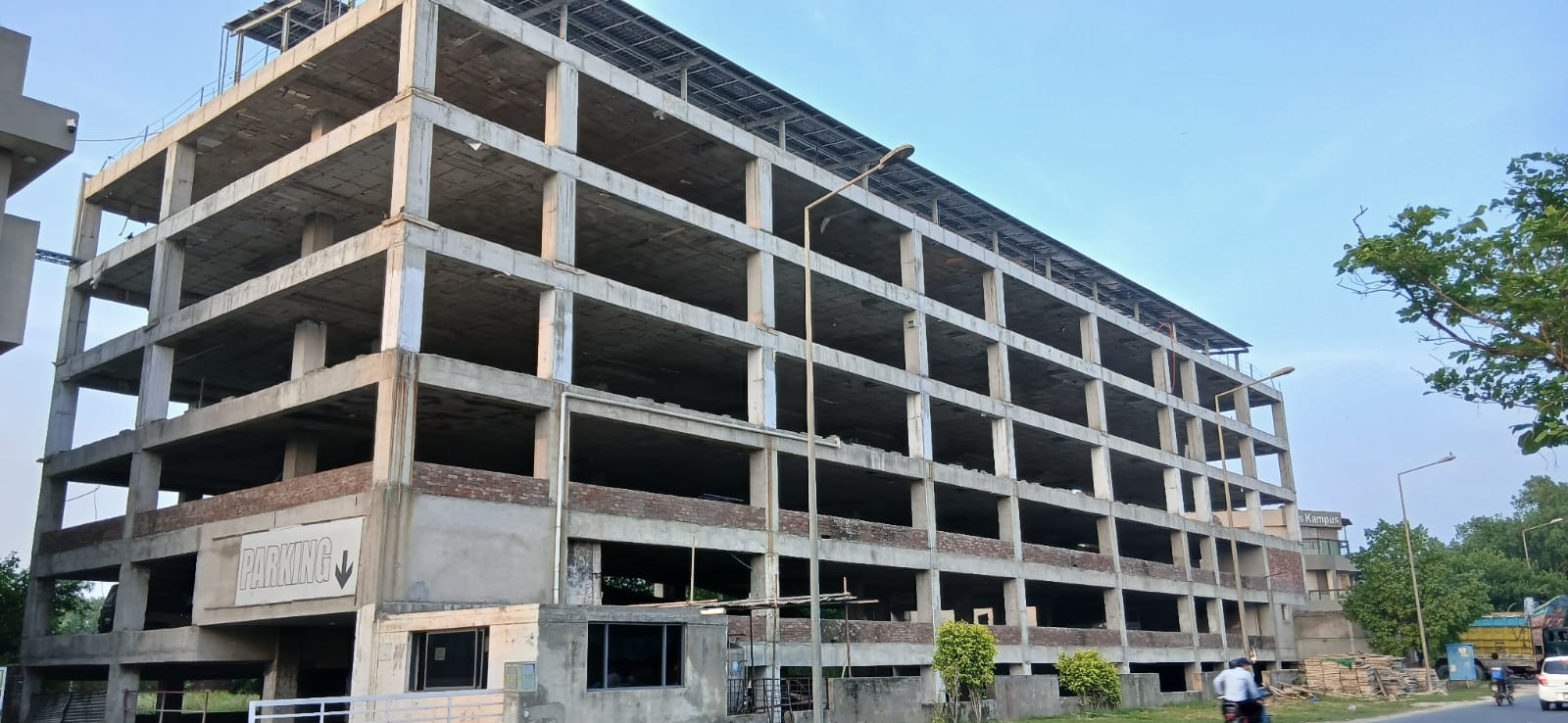 Construction of Parking Plaza at IMC Hospital DHA V Lahore